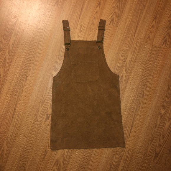 Dresses & Skirts - Brown Corduroy Overall Dress